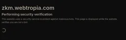 Cloudflare Bot Protection Message in Admin Interface